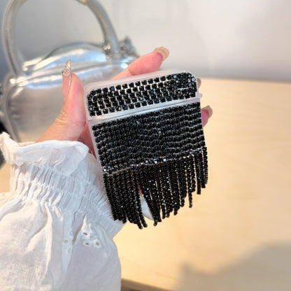 Rhinestone Chain Tassel AirPods Case
