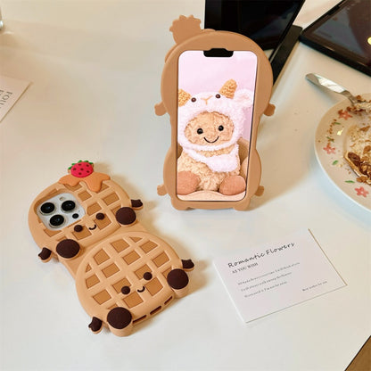 Cute Waffle iPhone Case
