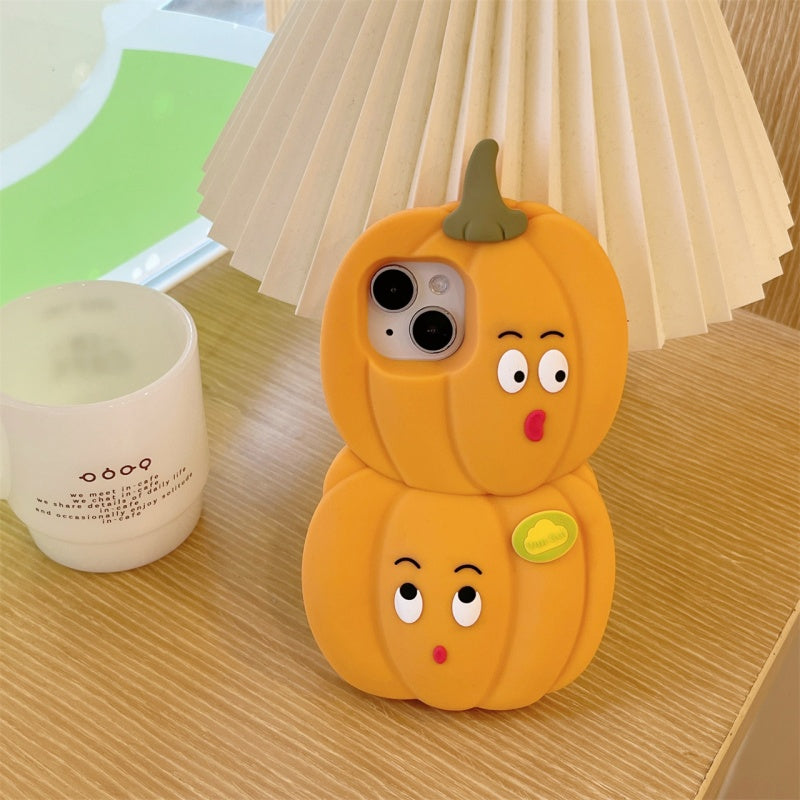 Cute 3D Pumpkin iPhone Case