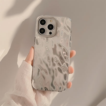 Silver Ripple iPhone Case