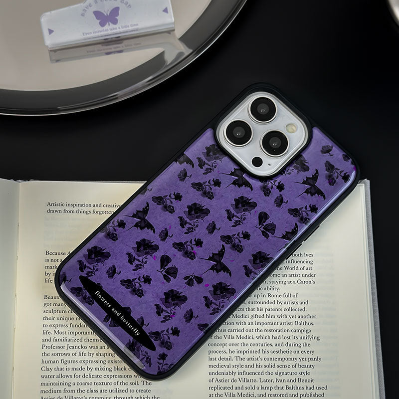 Flowers Butterfly iPhone Case