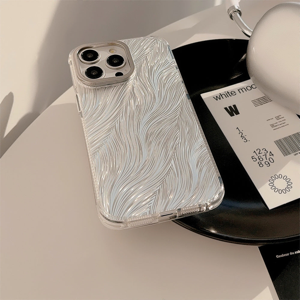 Silver Plume iPhone Case