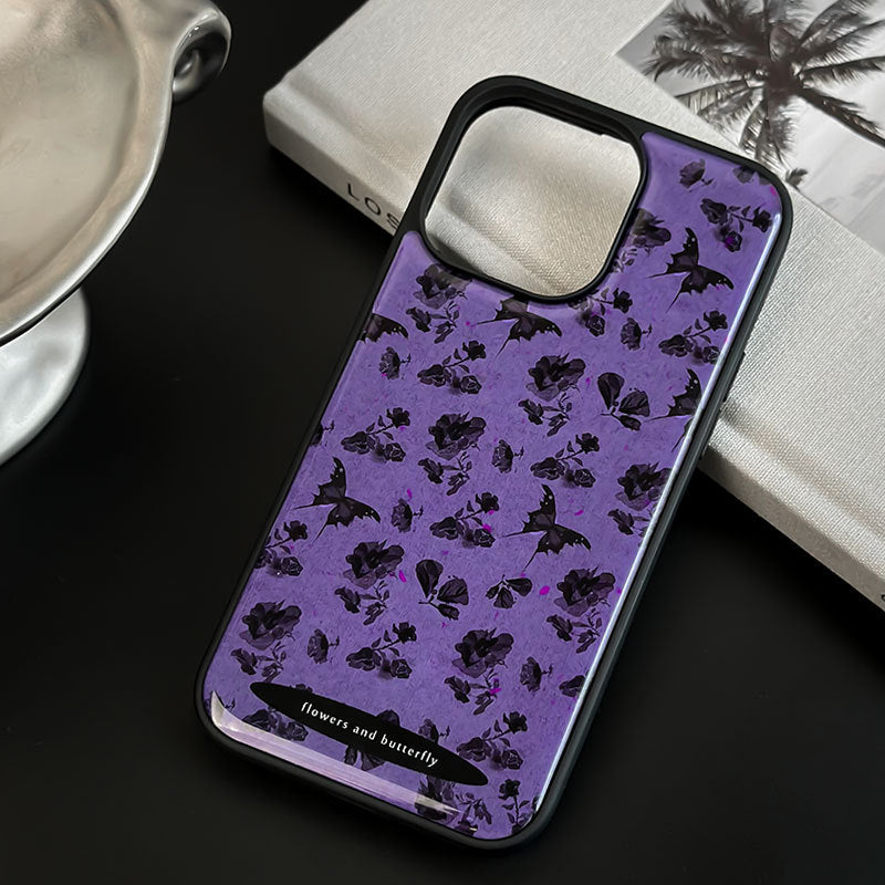 Flowers Butterfly iPhone Case