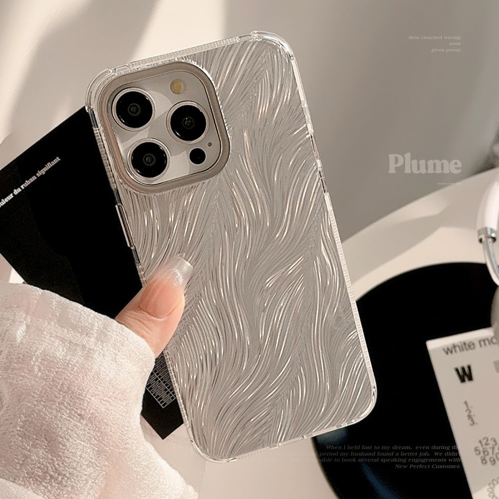 Silver Plume iPhone Case