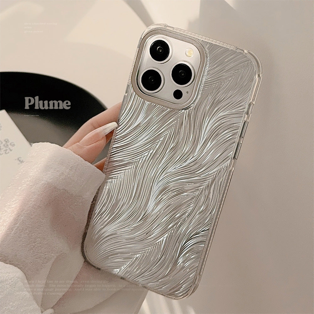 Silver Plume iPhone Case