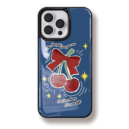 Bow Cherry iPhone Case