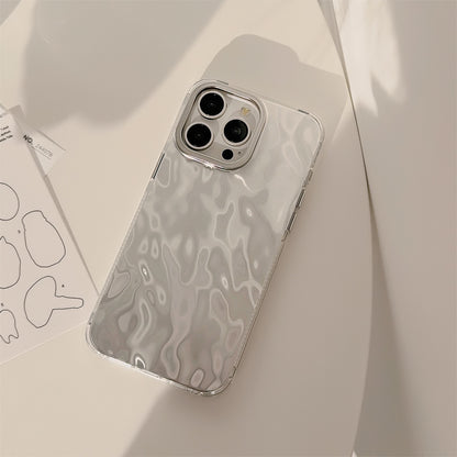 Silver Ripple iPhone Case