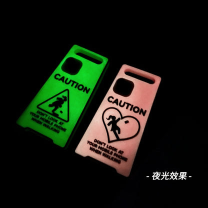 Glow-in-the-Dark Sign iPhone Case with Handle