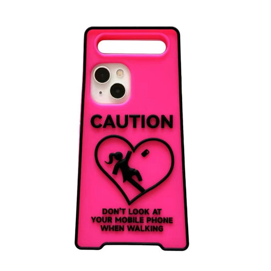 Glow-in-the-Dark Sign iPhone Case with Handle