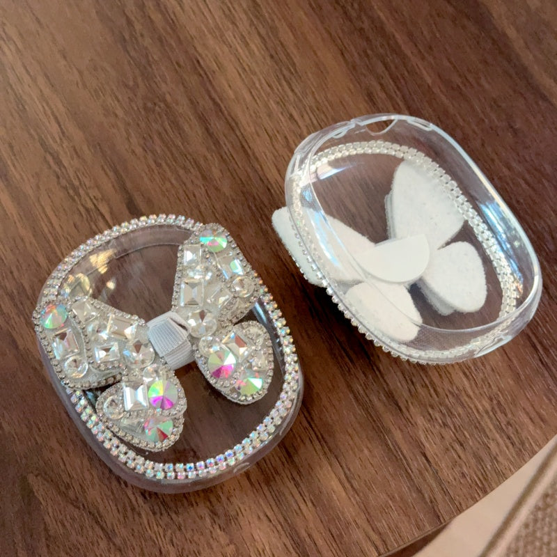 Sparkling Crystal-Encrusted Butterfly AirPods Max Case
