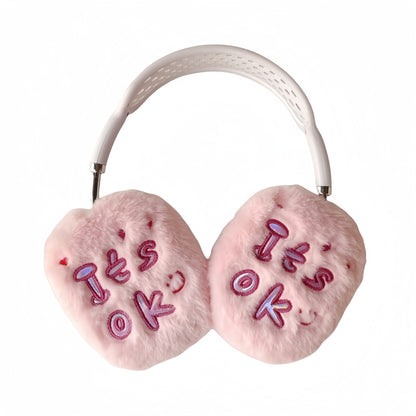 ‘It's OK’  Fuzzy Pink AirPods Max Case