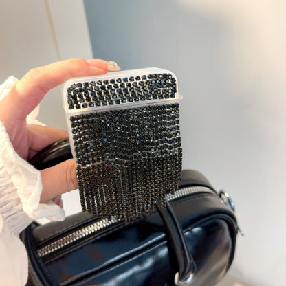 Rhinestone Chain Tassel AirPods Case