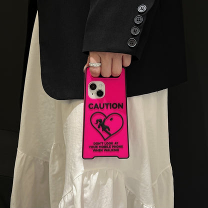 Glow-in-the-Dark Sign iPhone Case with Handle