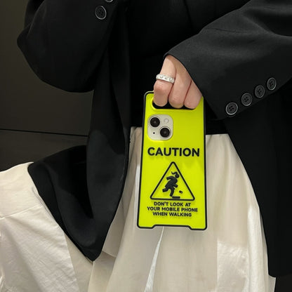 Glow-in-the-Dark Sign iPhone Case with Handle