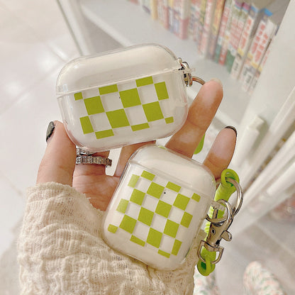 Green Grid AirPods Case