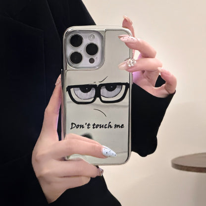 ‘Don't Touch Me’ Mirror iPhone Case