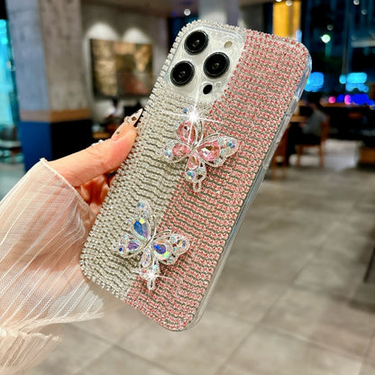 Sparkling Rhinestones Butterfly iPhone Case