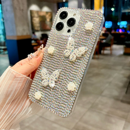 Sparkling Rhinestones Butterfly iPhone Case