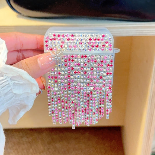 Rhinestone Chain Tassel AirPods Case