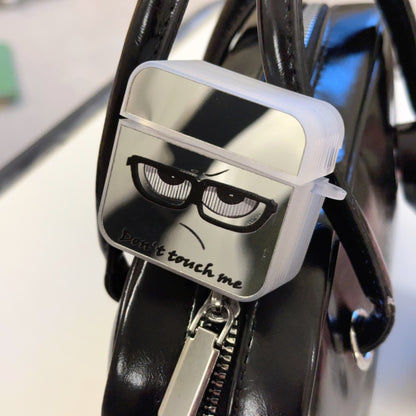 ‘Don't Touch Me’ Mirror AirPods Case With Wrist Strap