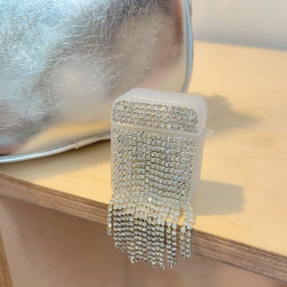 Rhinestone Chain Tassel AirPods Case