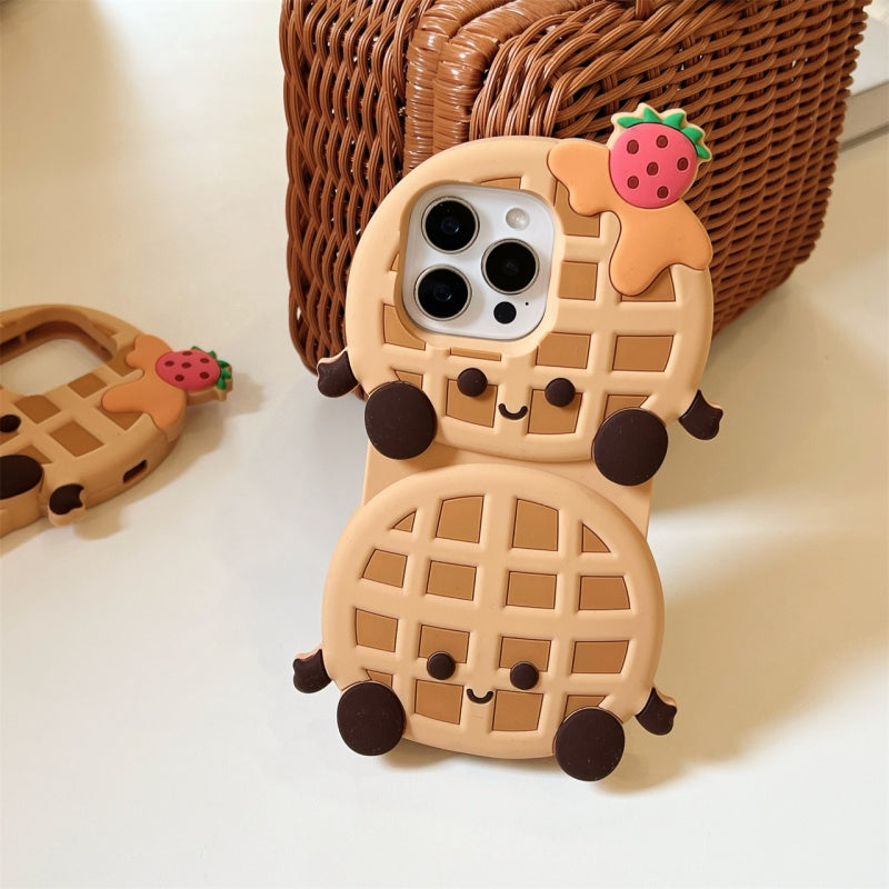 Cute Waffle iPhone Case