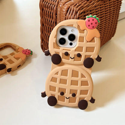 Cute Waffle iPhone Case