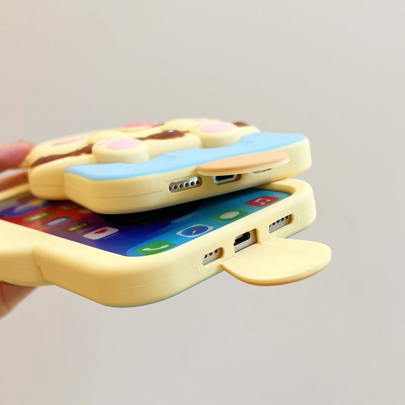 Cute Ice Cream Bear iPhone Case