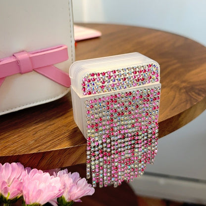 Rhinestone Chain Tassel AirPods Case