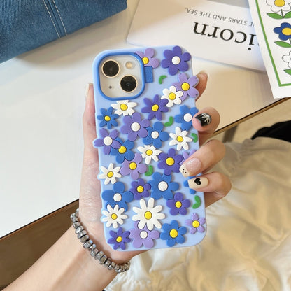Blue Floral iPhone Case