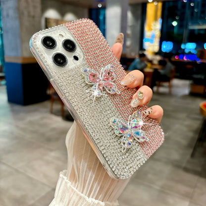 Sparkling Rhinestones Butterfly iPhone Case