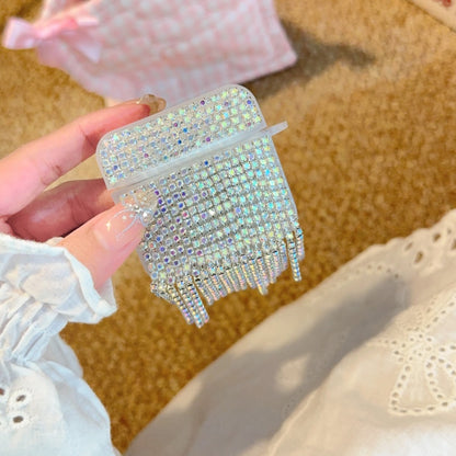 Rhinestone Chain Tassel AirPods Case