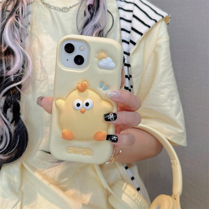 Yellow Press & Pop Chick iPhone Case