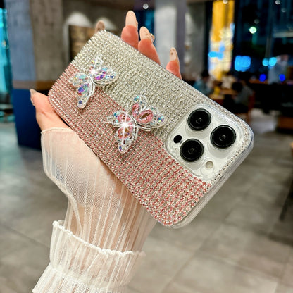Sparkling Rhinestones Butterfly iPhone Case