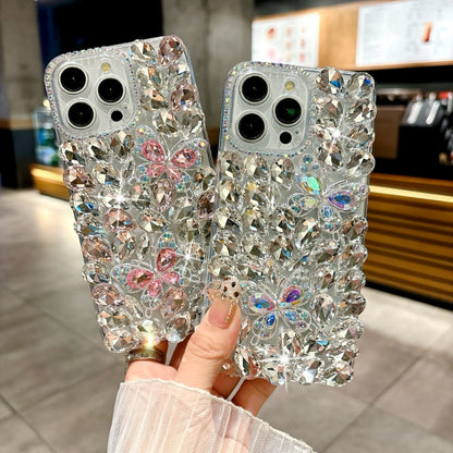 Sparkling Rhinestones Butterfly iPhone Case