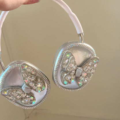 Sparkling Crystal-Encrusted Butterfly AirPods Max Case