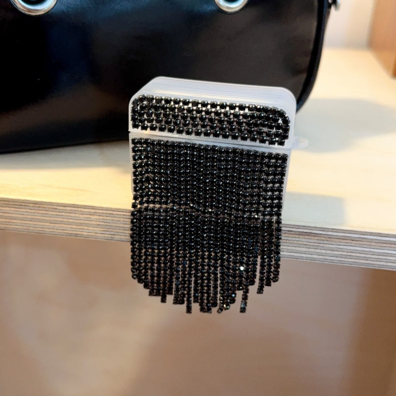 Rhinestone Chain Tassel AirPods Case